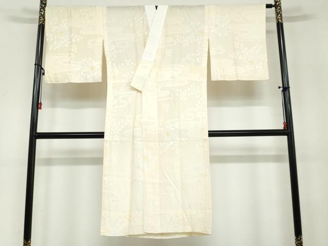 平和屋着物●長襦袢　無双仕立て　絞り　辻が花地紋　暈し染め　正絹　逸品　DAAW5993ud