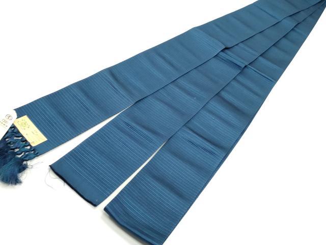 平和屋着物○男性 本場筑前博多織 角帯 横段文 証紙付き 正絹 逸品