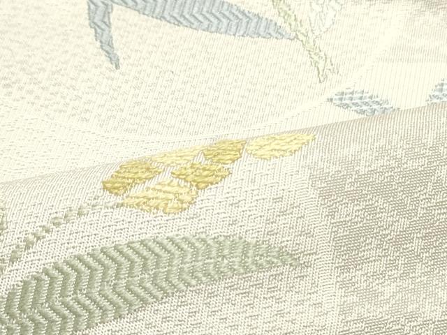 平和屋着物○九寸名古屋帯 唐織 花丸文 正絹 逸品 DAAW6605ob