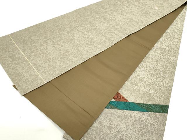 平和屋着物○人間国宝 南部芳松 突彫り 太鼓柄袋帯 切嵌花