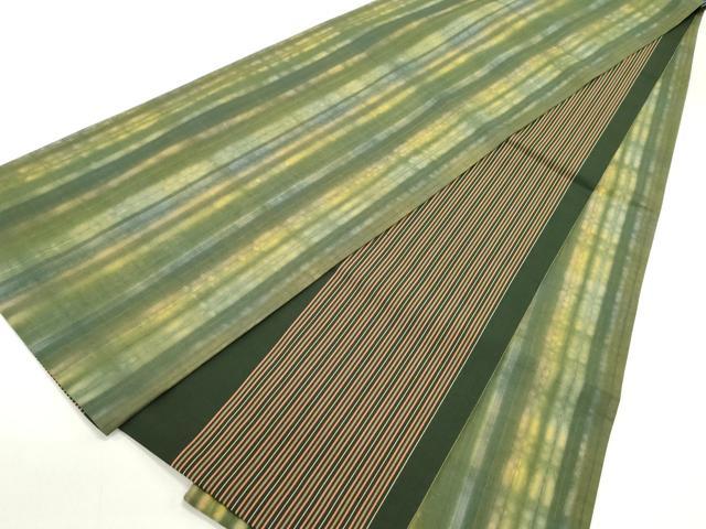 平和屋着物●両面　全通柄袋帯　紬地　霞間道　正絹　逸品　未使用　DAAW6977ob