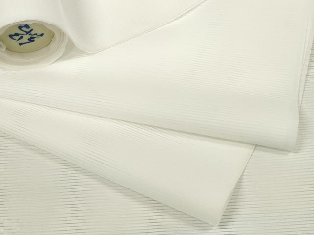 平和屋着物＊夏物　長襦袢　反物　着尺　平絽　生成り色　洗える着物　未使用　DAAW7458zzz