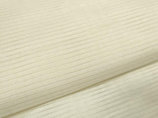 平和屋着物＊夏物　長襦袢　反物　着尺　駒絽　生成り色　逸品　未使用　DAAW7744zzz 平和屋着物＊夏物 長襦袢 反物 着尺 駒絽 生成り色 逸品 未使用