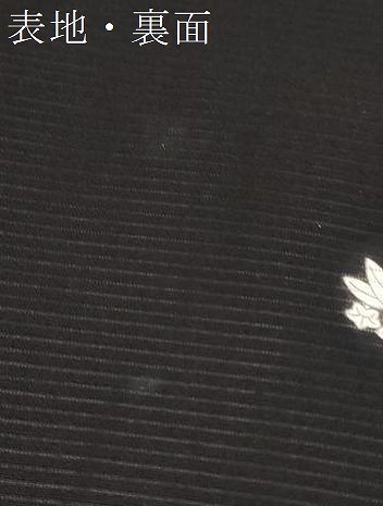 平和屋着物＊夏物　黒紋付　黒反物　着尺　絽　五泉　黒朱染　逸品　未使用　DAAW8001zzz_11