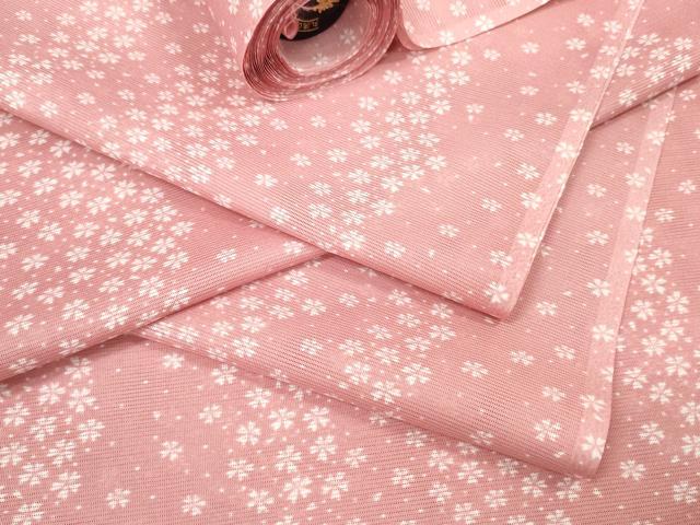 平和屋着物＊夏物　小紋　反物　着尺　絽　小花文　洗える着物　未使用　DAAW8061zzz