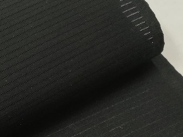 平和屋着物＊夏物　黒紋付　黒反物　着尺　五泉　檳榔子　皇室献上絹　逸品　未使用　DAAW8151zzz 平和屋着物＊夏物 黒紋付 黒反物 着尺 五泉 檳榔子 皇室献上絹 逸品 未