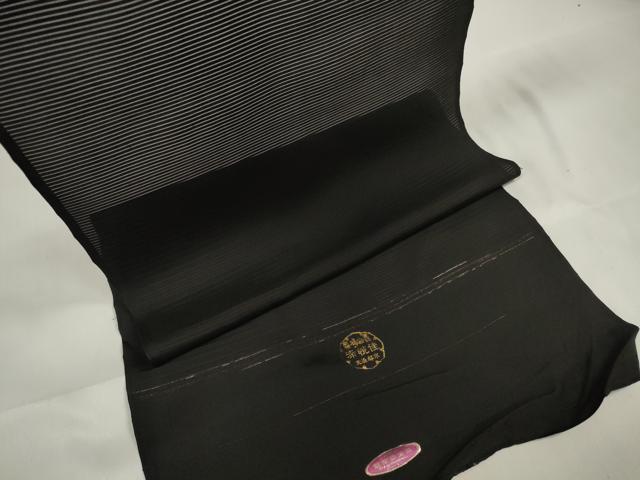 平和屋着物＊夏物　男性　黒紋付　羽織・コート　黒生地　反物　着尺　堅牢染　逸品　未使用　DAAW8227zzz