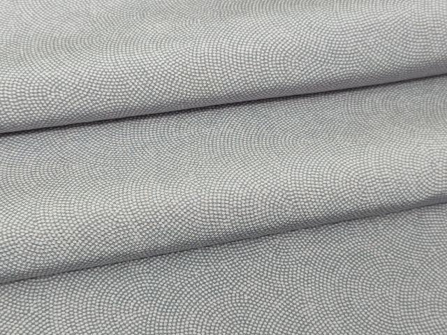 平和屋着物▽江戸小紋　単衣　鮫小紋柄　正絹　逸品　DAAW9206sf