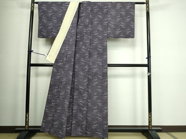 平和屋着物▽上質な紬　単衣　霞文　正絹　逸品　DAAW9218sf 平和屋着物▽上質な紬 単衣 霞文 正絹 逸品 DAAW9218sfの通販はau PAY
