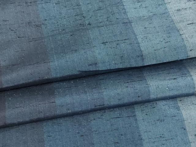 平和屋着物▽上質な紬　単衣　間道　正絹　逸品　DAAW9241sf