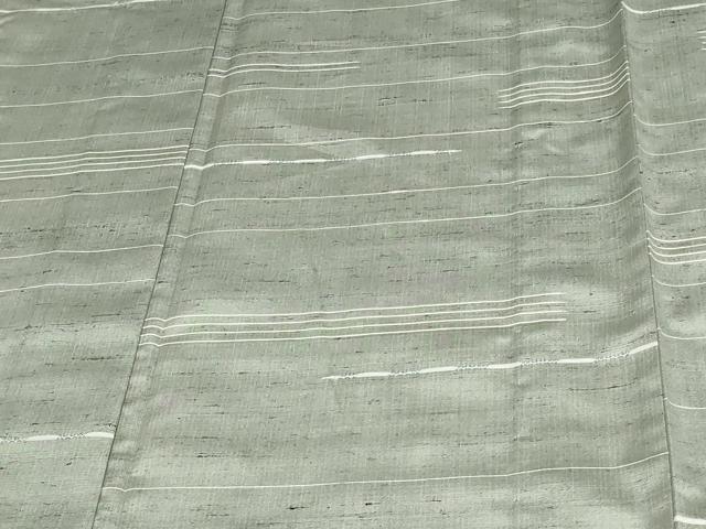 平和屋着物▽上質な紬 　単衣　 横段文　正絹　逸品　未使用　DAAW9282sf 平和屋着物▽上質な紬 単衣 横段文 正絹 逸品 未使用 DAAW9282sfの通販