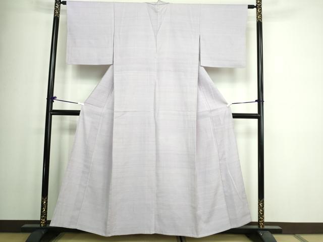 平和屋着物▽結城紬　単衣　白藤色　正絹　逸品　DAAW9408sf 平和屋着物▽結城紬 単衣 白藤色 正絹 逸品 DAAW9408sfの通販はau PAY