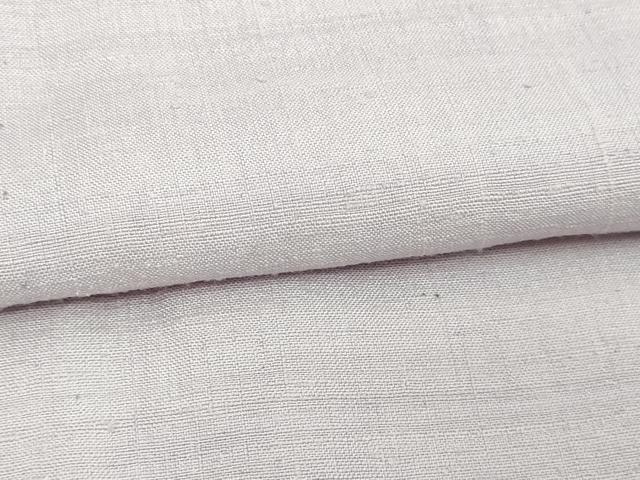 平和屋着物▽結城紬　単衣　白藤色　正絹　逸品　DAAW9408sf_5
