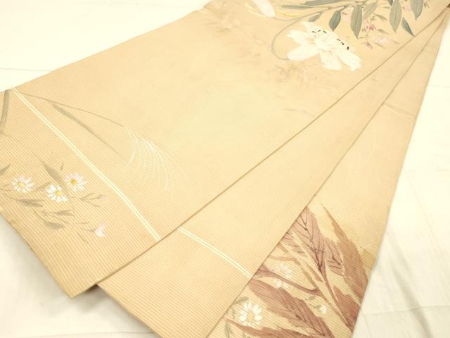 平和屋着物＊夏物　アンティーク　大正ロマン　丸帯　引き抜き帯　草花文　正絹　逸品　DAAX0019cm 楽天市場】 アンティーク : 平和屋