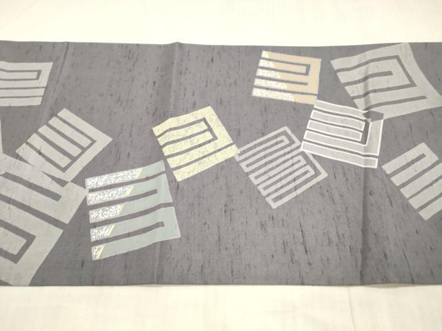 平和屋着物○石川県指定無形文化財 牛首紬 白山工房 手織り 太鼓