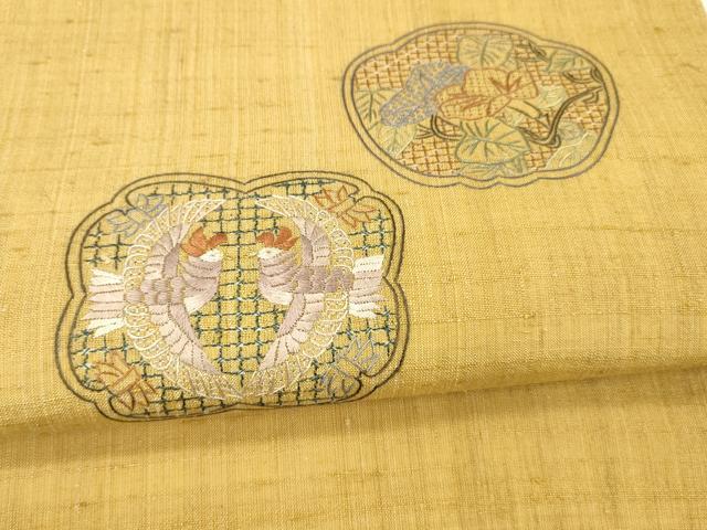 平和屋着物＊夏物 中国三大刺繍 スワトウ刺繍 汕頭刺繍 相良刺繍 総