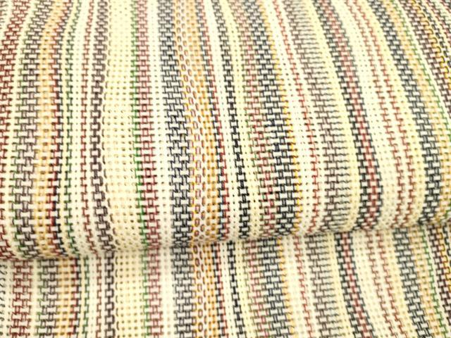 平和屋着物＊夏物 八寸名古屋帯 間道 正絹 逸品 DAAX0281cm