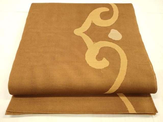 平和屋着物＊夏物　六通柄　本袋帯　抽象文様　正絹　逸品　DAAX0316cm