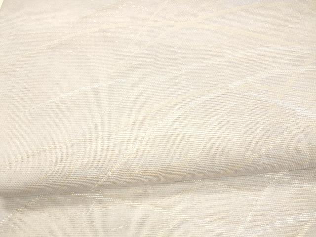 平和屋着物＊夏物　六通柄袋帯　草葉文　金銀糸　正絹　逸品　DAAX0468cm_2
