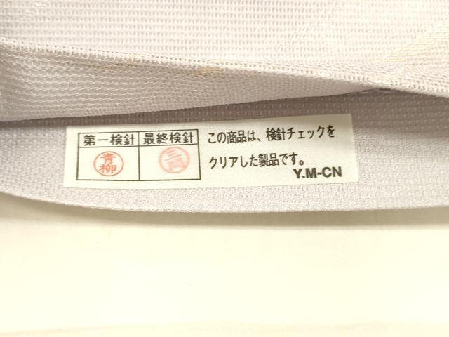 平和屋着物＊夏物　六通柄袋帯　草葉文　金銀糸　正絹　逸品　DAAX0468cm_4