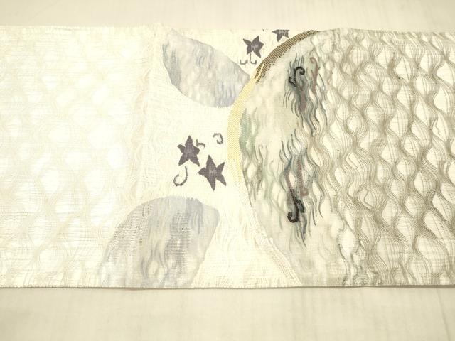 平和屋着物＊夏物　太鼓柄袋帯　唐草文　金銀糸　正絹　逸品　DAAX0515cm 平和屋着物＊夏物 太鼓柄袋帯 唐草文 金銀糸 正絹 逸品 DAAX0515cm