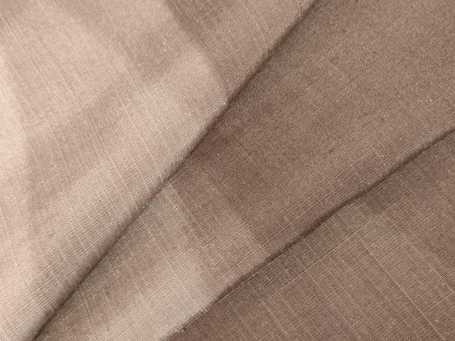 平和屋着物●上質な紬 　変わり間道　正絹　逸品　未使用　DAAX1398op