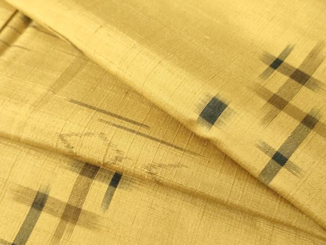 平和屋着物●本場琉球紬　正絹　逸品　DAAX1406op