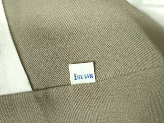 平和屋着物○本場大島紬 9マルキ 古代染色 純泥染 横段花