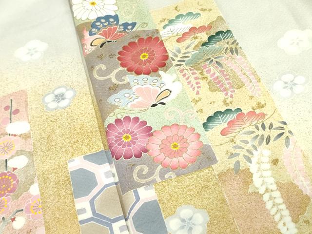 平和屋着物○京友禅の第一人者 松井青々 訪問着 短冊