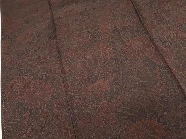 平和屋着物●人間国宝　初代六谷梅軒の息子　二代目　六谷梅軒(六谷博臣)江戸小紋　花鳥文　正絹　逸品　DAAX1549op