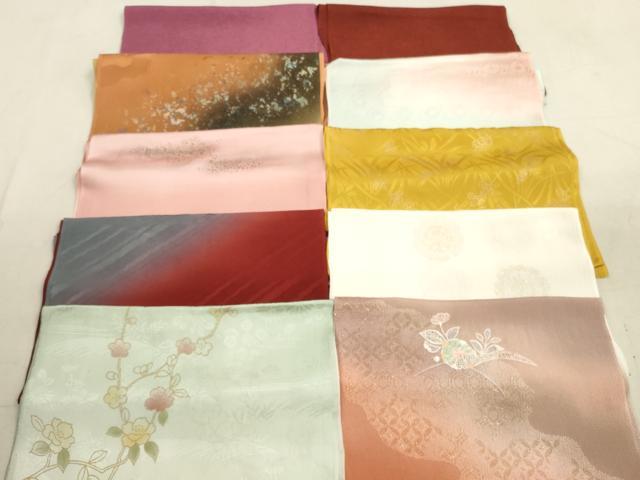 平和屋着物★和装小物　帯揚げ10枚セット　正絹　逸品　DAAX2045xg