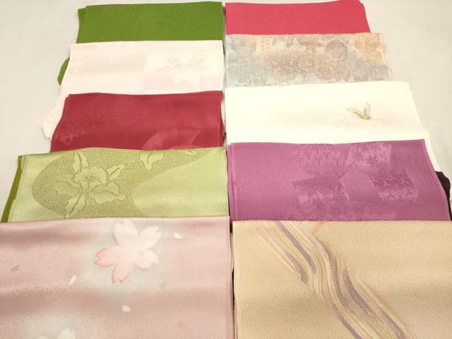 平和屋着物★和装小物　帯揚げ10枚セット　正絹　逸品　DAAX2056xg