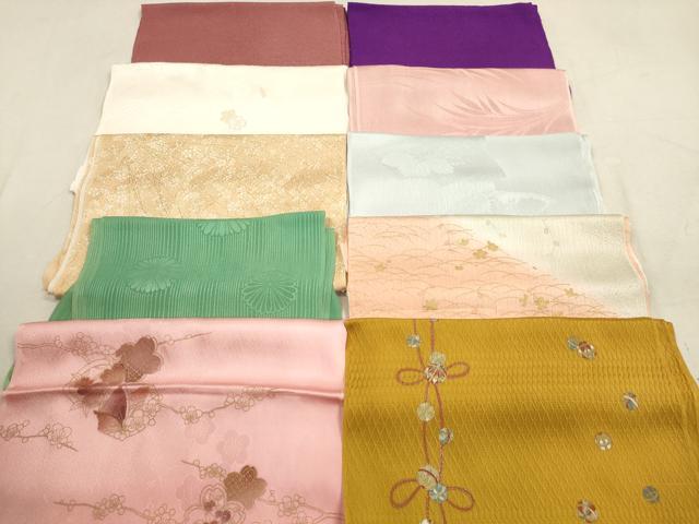 平和屋着物★和装小物　帯揚げ10枚セット　正絹　逸品　DAAX2066xg