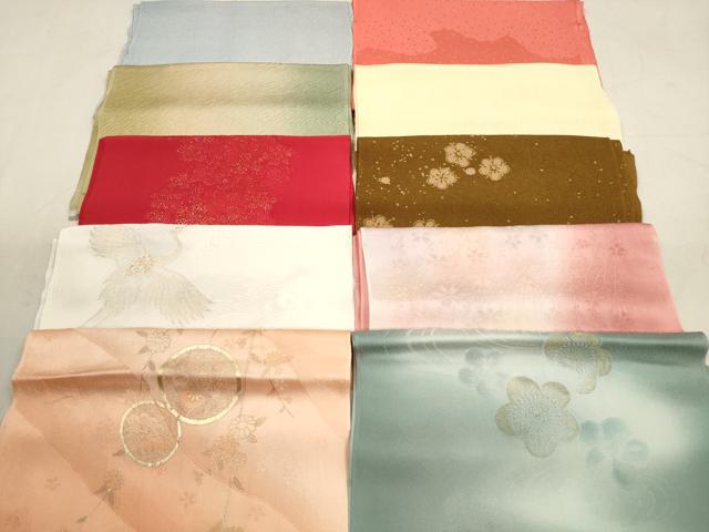 平和屋着物★和装小物　帯揚げ10枚セット　正絹　逸品　DAAX2074xg