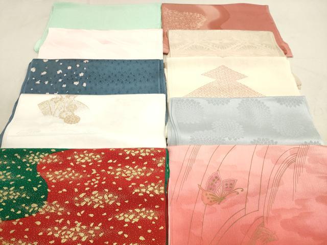 平和屋着物★和装小物　帯揚げ10枚セット　正絹　逸品　DAAX2365xg