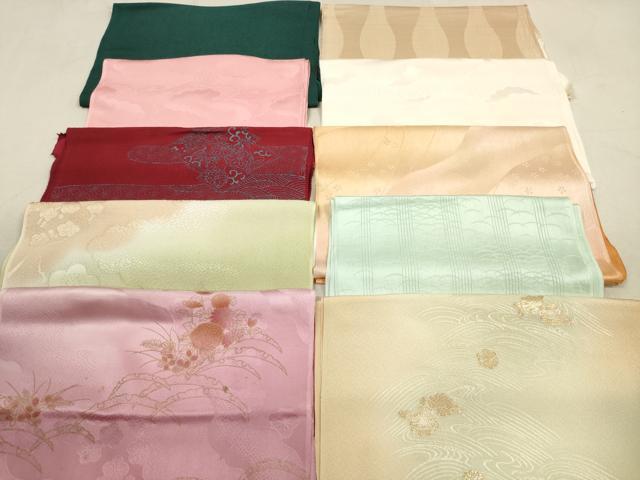 平和屋着物★和装小物　帯揚げ10枚セット　正絹　逸品　DAAX2370xg