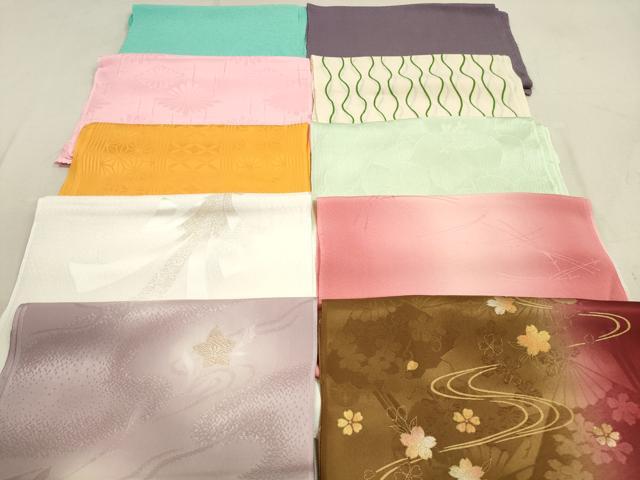 平和屋着物★和装小物　帯揚げ10枚セット　正絹　逸品　DAAX2394xg