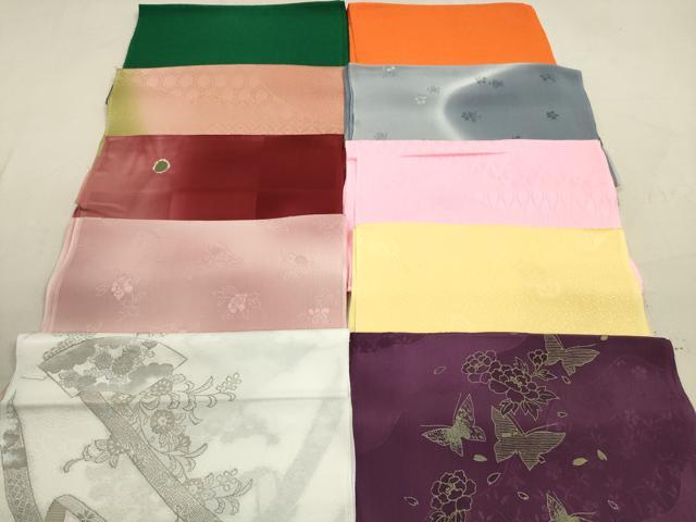 平和屋着物★和装小物　帯揚げ10枚セット　正絹　逸品　DAAX2498xg