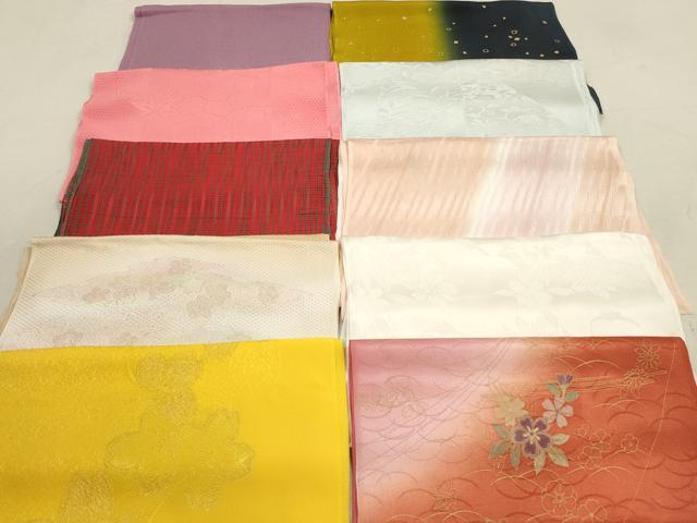 平和屋着物★和装小物　帯揚げ10枚セット　正絹　逸品　DAAX2512xg