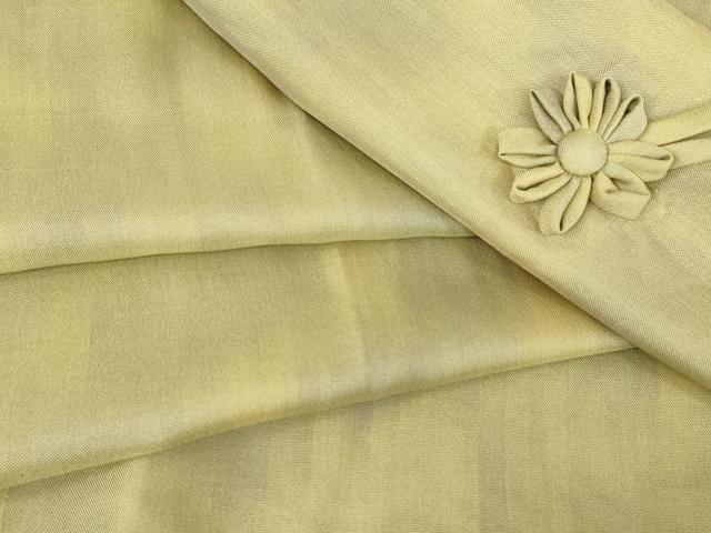 平和屋着物▽道中着　スリーシーズン　春夏秋　塵除け　霞文　ロング丈　正絹　逸品　DAAX3034az