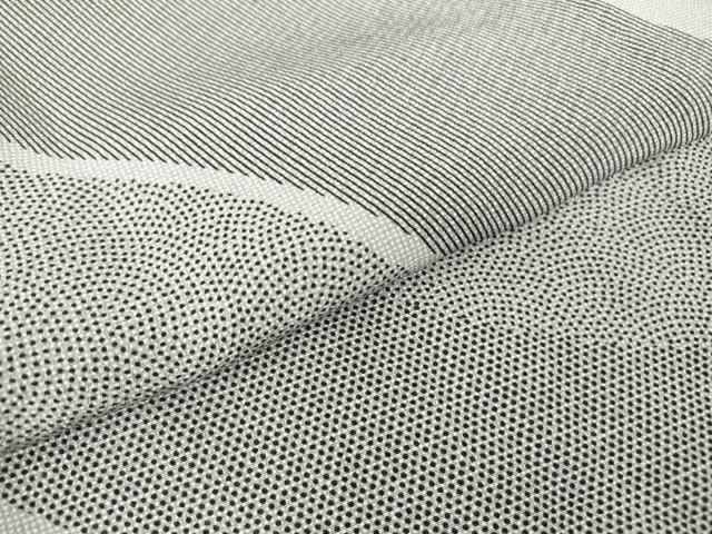 平和屋着物▽訪問着 江戸小紋 単衣 鮫小紋柄 正絹 逸品 DAAX3052az