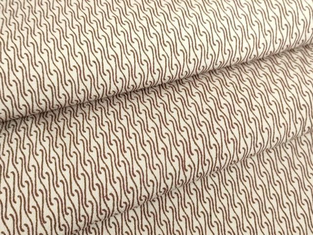 平和屋着物▽上質な小紋　単衣　抽象柄　正絹　逸品　DAAX3060az