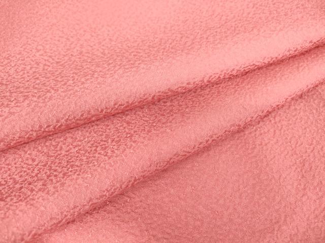 平和屋着物●上質な色無地　紋意匠　真朱色　松坂屋扱い　ロング丈　正絹　逸品　DAAX3778az