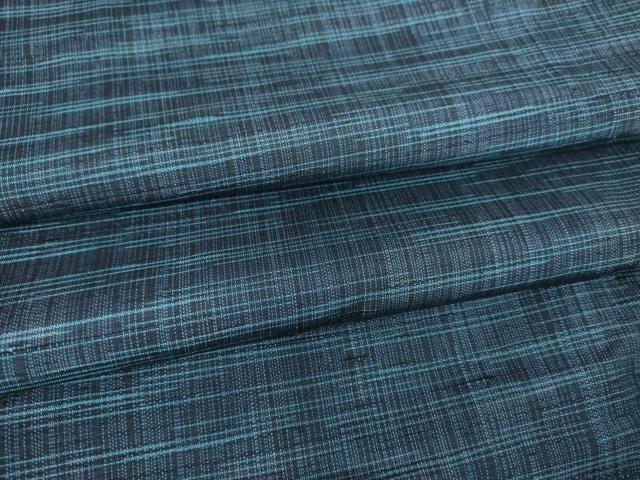 平和屋着物●上質な紬　霞文　正絹　逸品　未使用　DAAX3796az