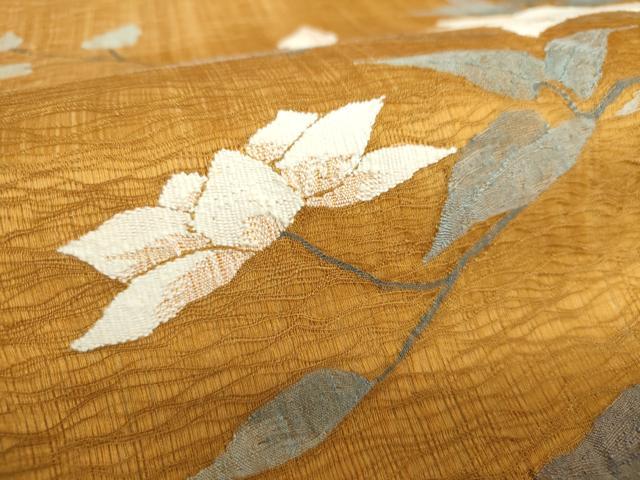 平和屋着物○太鼓柄袋帯 スリーシーズン帯 春 夏 秋 すくい織 枝