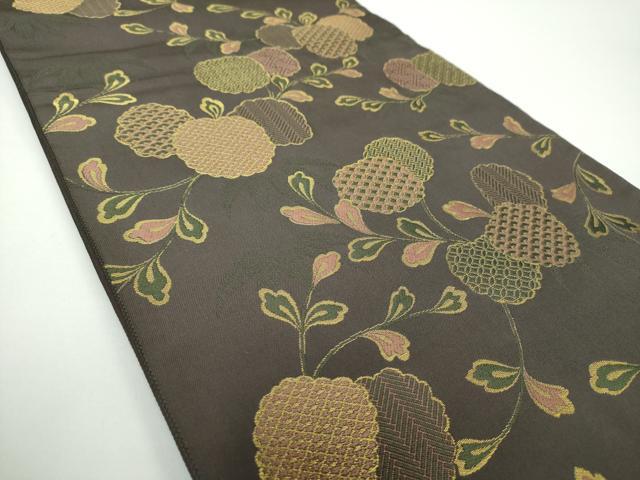 平和屋着物○六通柄袋帯 明代裂 金糸 正絹 逸品 DAAX4016ps 平和屋着物