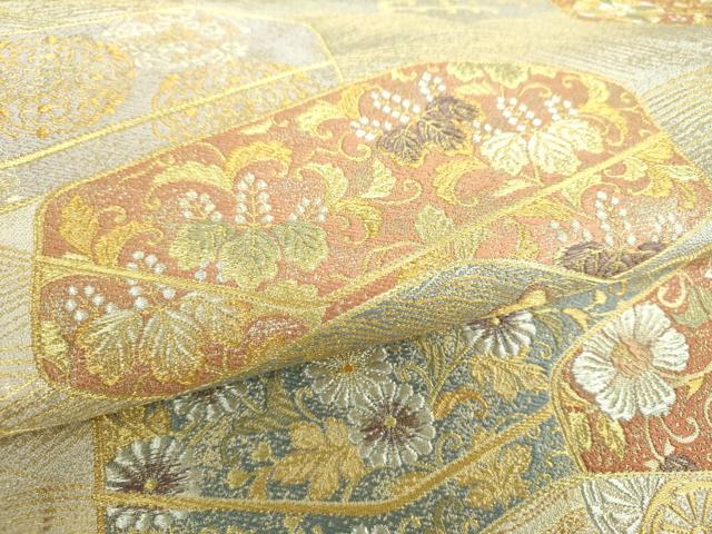 平和屋着物○現代の名工 伝統工芸士 豊田宏一 六通柄袋帯