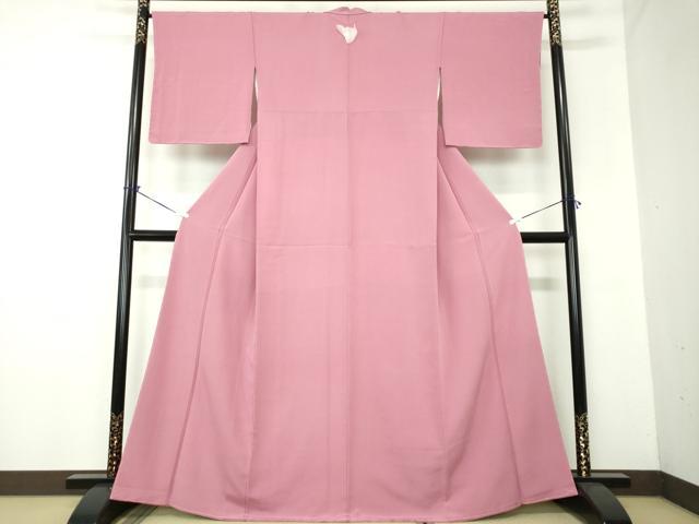 平和屋着物●上質な色無地　長春色　正絹　逸品　未使用　DAAX4082ps 平和屋着物○上質な色無地 長春色 正絹 逸品 未使用 DAAX4082ps