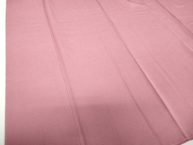 平和屋着物○上質な色無地 長春色 正絹 逸品 未使用 DAAX4082ps