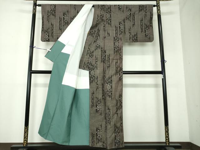 平和屋着物○本場大島紬 7マルキ 草花文 正絹 逸品 DAAX4089psの通販は